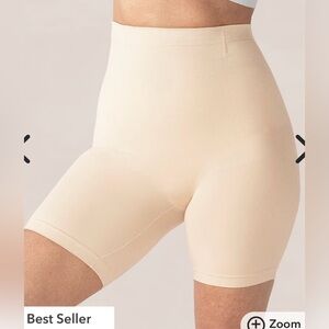 Shapermint Essentials High Waisted Shaper Shorts Nude